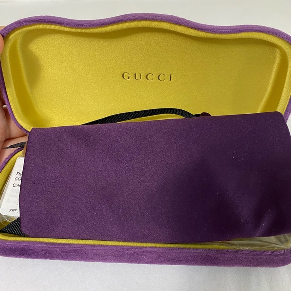 🔴⬇️ GUCCI light tortoise shell tiger eye glasses optical 🐯 MADE IN ITALY - Picture 11 of 11